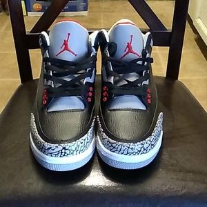 Air jordan retro 3 black cement size 11 new UA.